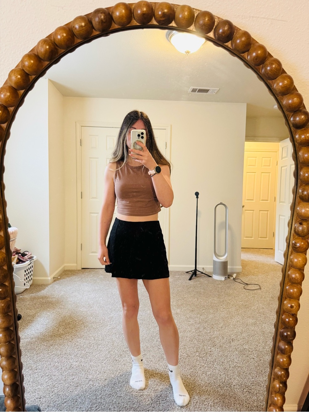 American Eagle AE It Knit Black Mini Skort Size Small
